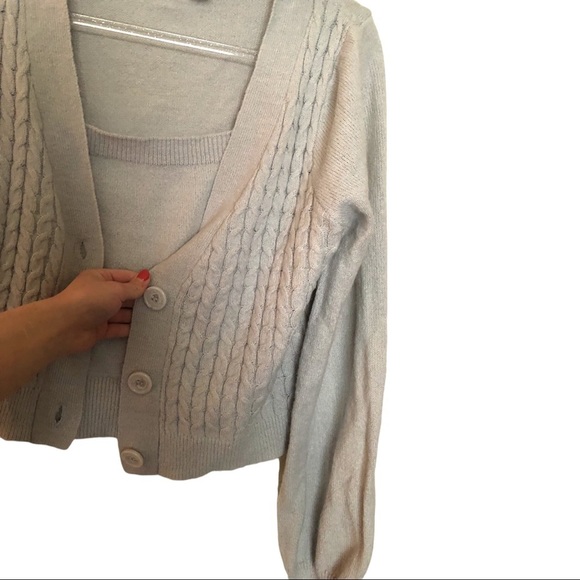 90s inspired cardigan and tank set - Picture 6 of 7